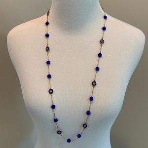 J. Crew Blue Necklace